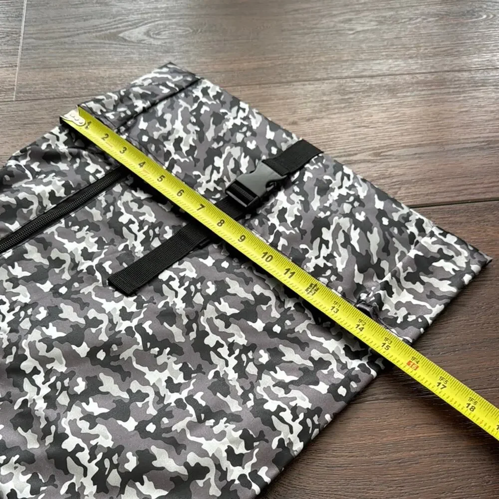 Paco Rabanne Camouflage Backpack with Modern Design gift with purchase item.